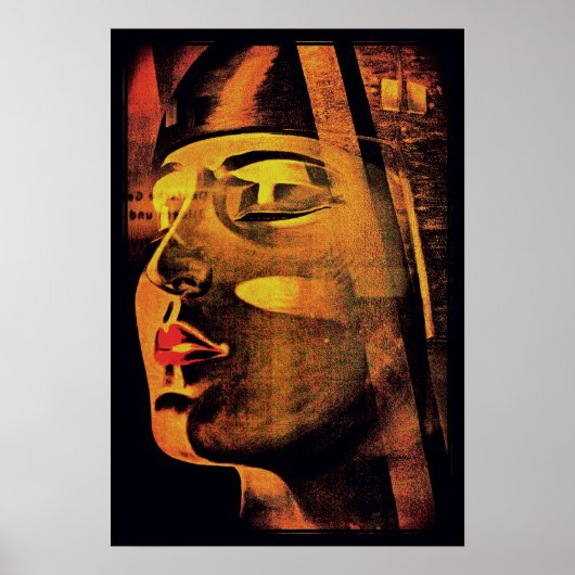 Poster METROPOLIS par Fritz Lang Sci Fi Vieux film allema (Devant)