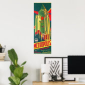 Poster METROPOLIS Réalisé par Fritz Lang 1927 Hollywood S (Bureau à domicile)