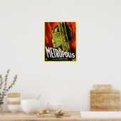 Poster METROPOLIS Réalisé par Fritz Lang 1927 Vieux film (Cuisine)