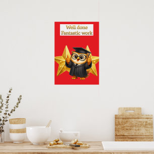 Poster Mettez la chouette, excellent travail fantastique 