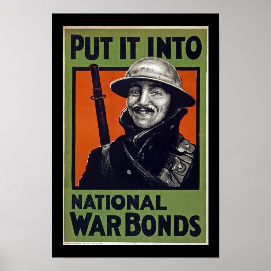 Poster Mettez-le dans les obligations de guerre nationale (Devant)