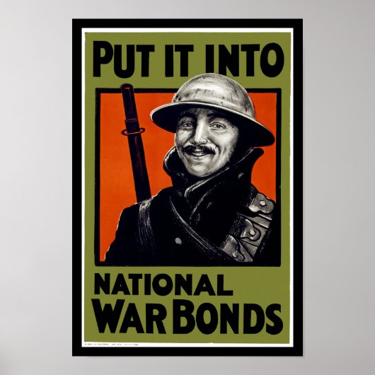 Poster Mettez-Le Dans Les Obligations De Guerre Nationale (Devant)