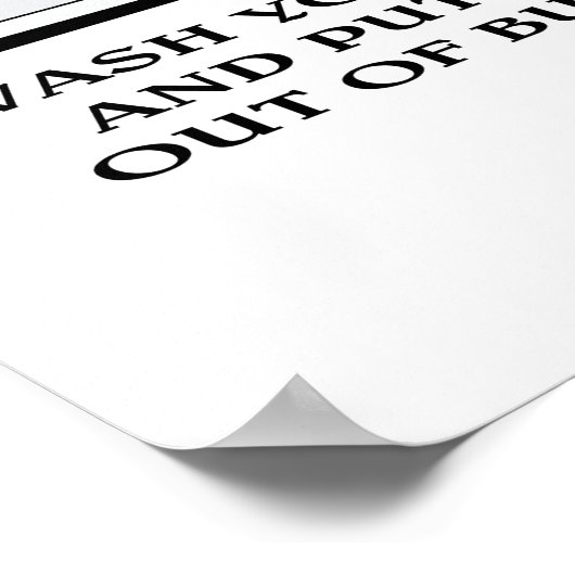 Poster Mettez les Germes hors d'affaire ! (Coin)