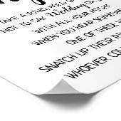 Poster Mettez un anneau sur elle nuptiale douche jeu mari (Coin)