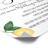 Poster Mettez un anneau sur les citrons Panneau de jeu de (Coin)