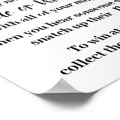 Poster Mettez une bague dessus Marsala Douche panneau (Coin)