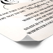 Poster Mettez une bague dessus pancarte de jeu pour Baby  (Coin)