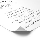 Poster Mettez une bague sur le jeu | Panneau de Fête des  (Coin)