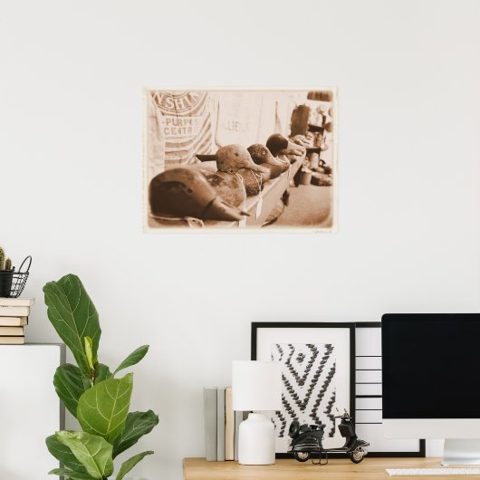 Poster Mettez vos canards dans une rangée (Bureau à domicile)