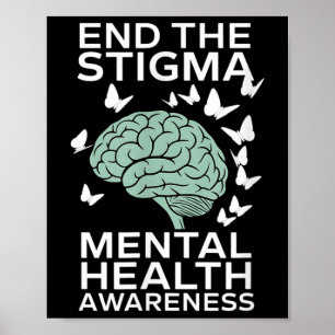 Poster Mettre fin à la stigmatisation santé mentale S Con