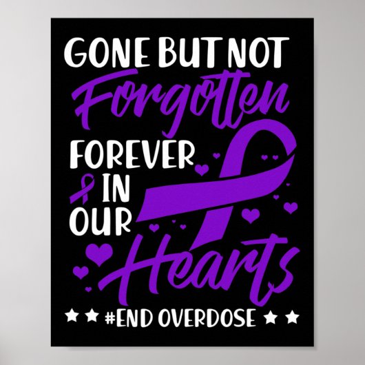 Poster Mettre fin à la surdose aimée d'une surdose commém (Devant)