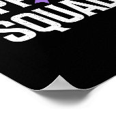 Poster Mettre fin à la surdose de soutien de l'équipe de (Coin)