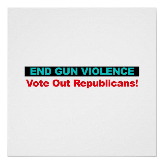 Poster Mettre fin à la violence des armes à feu — Éloigne (Devant)