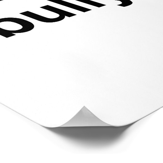 Poster mettre fin à l'intimidation (Coin)