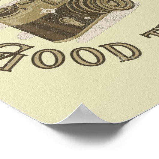 Poster mettre l'accent sur les bonnes choses dire positif (Coin)