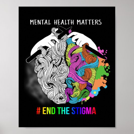 Poster Mettre Un Terme À La Stigmatisation Des Problèmes (Devant)