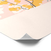 Poster Metz - France Chalk City Map (Coin)