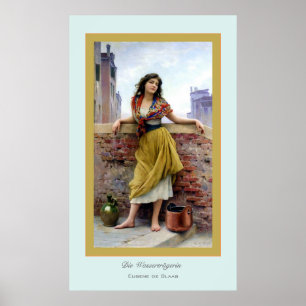 Poster Meurent le ~ Eugene de Blass de Wasserträgerin