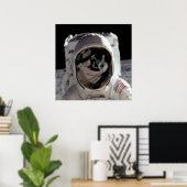 Poster Meurtre sur la Lune (Bureau à domicile)