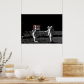 Poster Meurtre sur la Lune #2 (Cuisine)