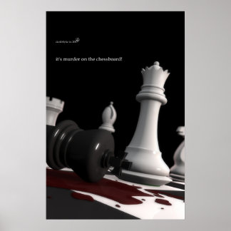 Poster Meurtre sur l'échiquier - Imprimer