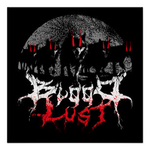 Poster Meute de loups assoiffés de sang