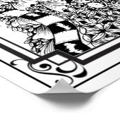 Poster "Mevrouw Dee's Moondance" kleuren (Hoek)