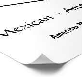 Poster mexicain-américain (Coin)