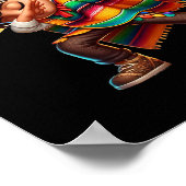 Poster Mexicain Boy Dabbing Poncho Cinco De Mayo 2 (Coin)