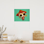 Poster Mexicain El mariachi Cute Cat (Cuisine)