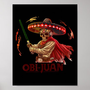 Poster Mexicain Obi Juan Movie Parodique Cinco De Gaming