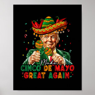 Poster Mexicain Rendre Cinco De Mayo Grande Encore Drôle