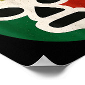 Poster Mexican Wrestling Mask Lucha Libre Flag Aztec (Coin)