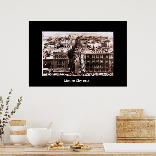 Poster Mexico 1946 (Cuisine)