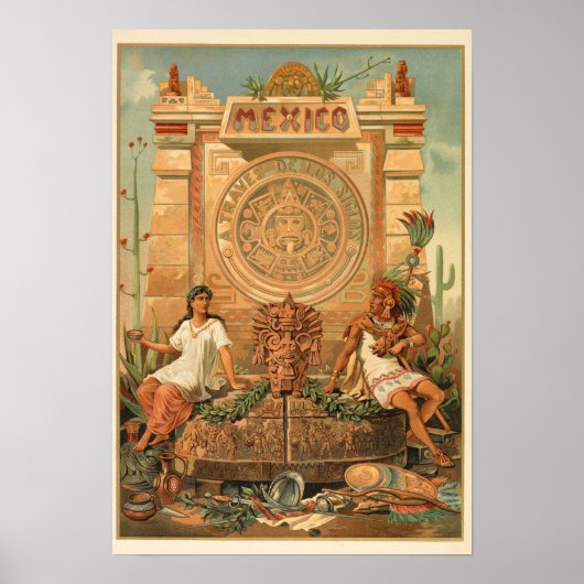 Poster México a través de los siglos (Devant)