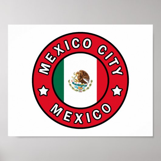 Poster Mexico City Mexico (Devant)