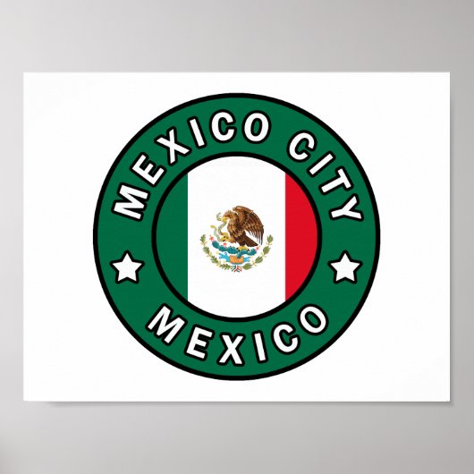 Poster Mexico City Mexico (Devant)