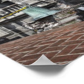 Poster Mexico, Mexico, Zocalo. Les tours Bell (Coin)