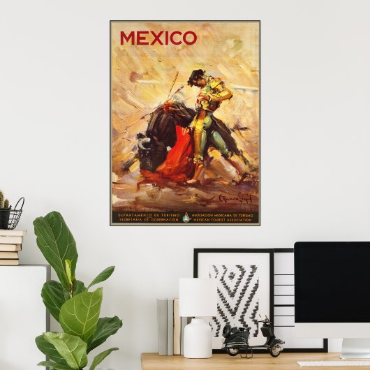Poster Mexique (Bureau à domicile)