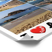 Poster Mexique - Acapulco - I Love - (Coin)