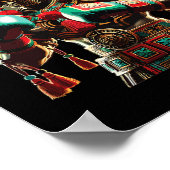 Poster Mexique Boxe Pride Inka Sports Design (Coin)