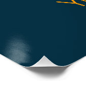 Poster Mexique Cactus Vintage avec Drapeau Sombrero Souve (Coin)