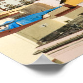 Poster Mexique, État de Guanajuato, Guanajuato. Basilique (Coin)