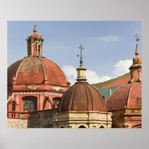 Poster Mexique, État de Guanajuato, Guanajuato. Templo d