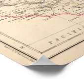 Poster Mexique États du nord-est et du centre (Coin)