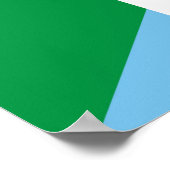 Poster mexique guatémala symbole du pays à demi-drapeau (Coin)