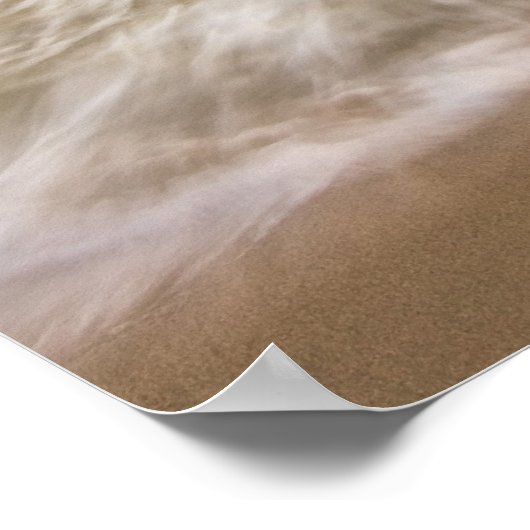 Poster Mexique, Guerrero, Zihuatanejo. Surf le long (Coin)