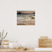 Poster Mexique, Guerrero, Zihuatanejo. Surf le long (Cuisine)