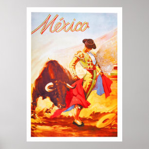 Poster Mexique, Matador Bullfight