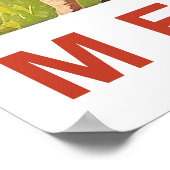 Poster Mexique, Mexicain avec âne sur la côte (Coin)